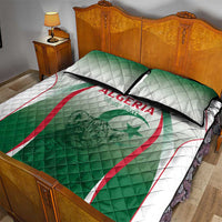 Algeria Rugby Custom Quilt Bed Set Go Lion Cubs