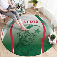 Algeria Rugby Custom Round Carpet Go Lion Cubs