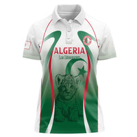 Algeria Rugby Custom Women Polo Shirt Go Lion Cubs