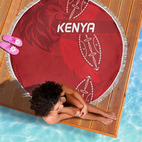 Kenya Rugby Beach Blanket Go Champions Simbas - Red Color