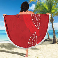 Kenya Rugby Beach Blanket Go Champions Simbas - Red Color