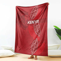 Kenya Rugby Blanket Go Champions Simbas - Red Color