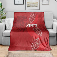 Kenya Rugby Blanket Go Champions Simbas - Red Color