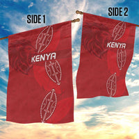 Kenya Rugby Garden Flag Go Champions Simbas - Red Color
