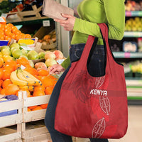 Kenya Rugby Grocery Bag Go Champions Simbas - Red Color