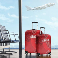 Kenya Rugby Luggage Cover Go Champions Simbas - Red Color