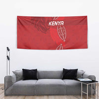 Kenya Rugby Tapestry Go Champions Simbas - Red Color