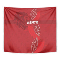 Kenya Rugby Tapestry Go Champions Simbas - Red Color