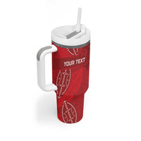 Kenya Rugby Custom Tumbler With Handle Go Champions Simbas - Red Color