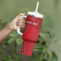 Kenya Rugby Custom Tumbler With Handle Go Champions Simbas - Red Color