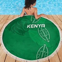 Kenya Rugby Beach Blanket Go Champions Simbas - Green Color