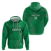 Kenya Rugby Custom Hoodie Go Champions Simbas - Green Color