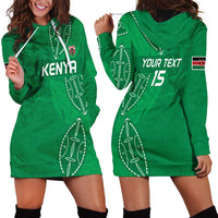 Kenya Rugby Custom Hoodie Dress Go Champions Simbas - Green Color