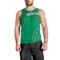 Kenya Rugby Custom Men Tank Top Go Champions Simbas - Green Color