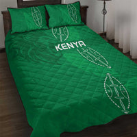 Kenya Rugby Quilt Bed Set Go Champions Simbas - Green Color