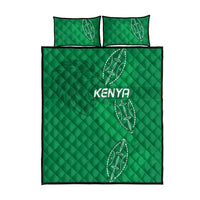 Kenya Rugby Quilt Bed Set Go Champions Simbas - Green Color