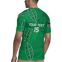 Kenya Rugby Custom Rugby Jersey Go Champions Simbas - Green Color