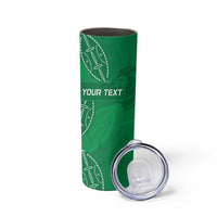 Kenya Rugby Custom Skinny Tumbler Go Champions Simbas - Green Color