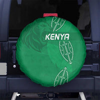Kenya Rugby Spare Tire Cover Go Champions Simbas - Green Color