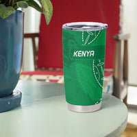 Kenya Rugby Custom Tumbler Cup Go Champions Simbas - Green Color