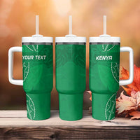 Kenya Rugby Custom Tumbler With Handle Go Champions Simbas - Green Color