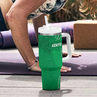 Kenya Rugby Custom Tumbler With Handle Go Champions Simbas - Green Color