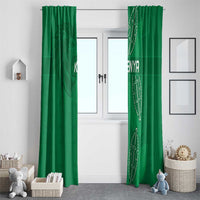 Kenya Rugby Window Curtain Go Champions Simbas - Green Color