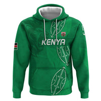 Kenya Rugby Custom Zip Hoodie Go Champions Simbas - Green Color
