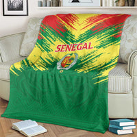 Senegal Rugby Blanket Lion With Coat Of Arms - African Pattern
