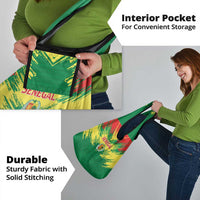 Senegal Rugby Grocery Bag Lion With Coat Of Arms - African Pattern