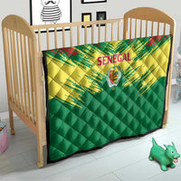 Senegal Rugby Quilt Lion With Coat Of Arms - African Pattern