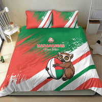 Madagascar Rugby Custom Bedding Set Go Les Makis - Wonder Print Shop