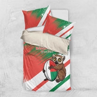 Madagascar Rugby Custom Bedding Set Go Les Makis - Wonder Print Shop