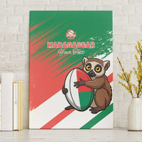 Madagascar Rugby Custom Canvas Wall Art Go Les Makis - Wonder Print Shop