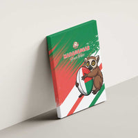 Madagascar Rugby Custom Canvas Wall Art Go Les Makis - Wonder Print Shop