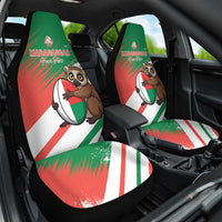 Madagascar Rugby Custom Car Seat Cover Go Les Makis - Wonder Print Shop