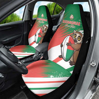 Madagascar Rugby Custom Car Seat Cover Go Les Makis - Wonder Print Shop