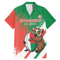Madagascar Rugby Custom Family Matching Mermaid Dress and Hawaiian Shirt Go Les Makis - Wonder Print Shop