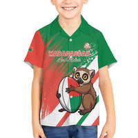 Madagascar Rugby Custom Family Matching Summer Maxi Dress and Hawaiian Shirt Go Les Makis - Wonder Print Shop