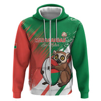 Madagascar Rugby Custom Hoodie Go Les Makis - Wonder Print Shop