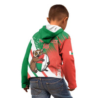 Madagascar Rugby Custom Kid Hoodie Go Les Makis - Wonder Print Shop