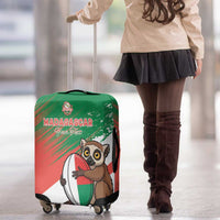 Madagascar Rugby Custom Luggage Cover Go Les Makis - Wonder Print Shop
