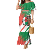 Madagascar Rugby Custom Mermaid Dress Go Les Makis - Wonder Print Shop