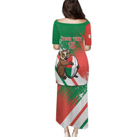 Madagascar Rugby Custom Puletasi Go Les Makis - Wonder Print Shop