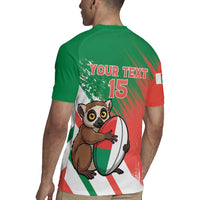 Madagascar Rugby Custom Rugby Jersey Go Les Makis - Wonder Print Shop
