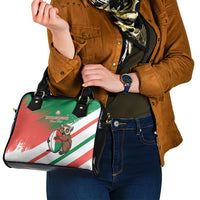 Madagascar Rugby Custom Shoulder Handbag Go Les Makis - Wonder Print Shop