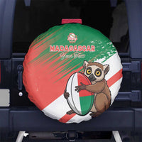 Madagascar Rugby Custom Spare Tire Cover Go Les Makis - Wonder Print Shop