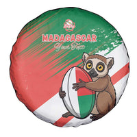 Madagascar Rugby Custom Spare Tire Cover Go Les Makis - Wonder Print Shop