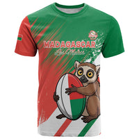Madagascar Rugby Custom T Shirt Go Les Makis - Wonder Print Shop