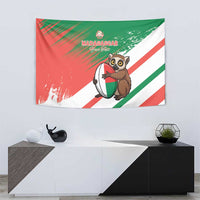 Madagascar Rugby Custom Tapestry Go Les Makis - Wonder Print Shop